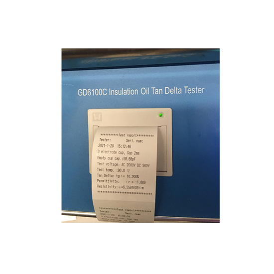 GD6100C Transformador Aceite de aislamiento Tan Delta Tester Oil Dielectric Tester5