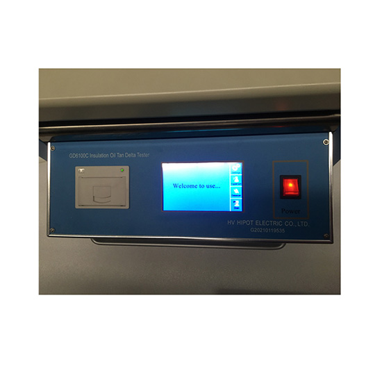 GD6100C Transformador de illante de aceite Tan Delta Tester Tester dieléctrico de aceite7