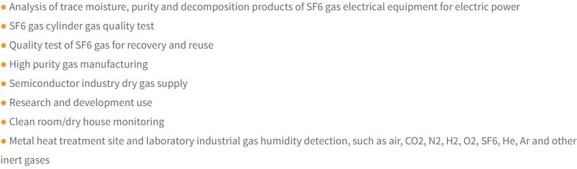 Aplicación de analizador integral de gas SF6 GDSF-411CPD1