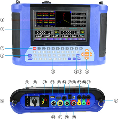 Calibrador de medidor de energía multifuncional portátil GDYM-3F 001